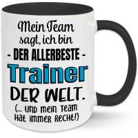 Bester Trainer Geschenk Tasse - Weihnachten, Geburtstag, Saison-Ende, Dankeschön Coach Geschenk Kaffeetasse Bild 2