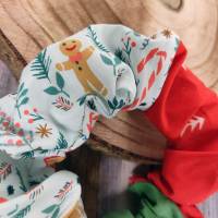 Weihnachtsscrunchie GINGER JOY für den Adventskalender oder Nikolaus | Haargummi, Haarband | RÄUBERKIND Bild 2