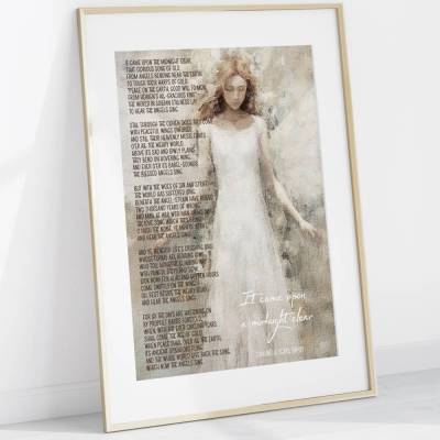 FREEBIE | Weihnachten "Engels Gedicht" Poster zum selbst drucken | PDF Datei