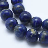 Natürliche blaue Lapislazuli Perlen Strang 6 mm /8 mm Bild 2
