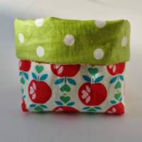 Mini-Utensilo, Geschenkverpackung - Äpfel & hellgrüne Dots - von he-ART by helen hesse Bild 1