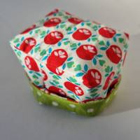 Mini-Utensilo, Geschenkverpackung - Äpfel & hellgrüne Dots - von he-ART by helen hesse Bild 8