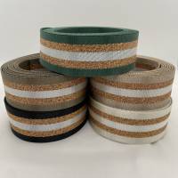 Gurtband White&Copper Stripes, schlammbraun, 38 mm Bild 6