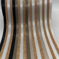 Gurtband White&Copper Stripes, milchkaffee, 38 mm Bild 5