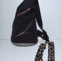 Crossbody Bag Rucksack Handtasche aus Jeans Bild 3
