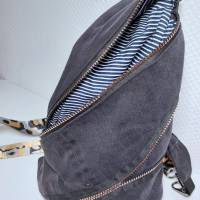 Crossbody Bag Rucksack Handtasche aus Jeans Bild 9