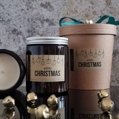 Weihnachtsgeschenk I Geschenkbox I Vegan I Sojawachs I Duftkerze I Geschenk I Personalisiert