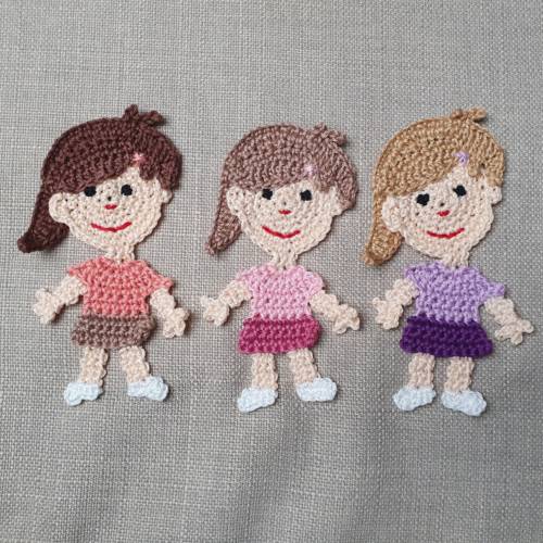 32 Stück Häkel Applikationen Tier Motive - DIY Aufnäher Für Kleidung & Accessoires