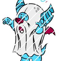 Plottdatei Mucki Boo Geist Monster Teufelchen Bild 1