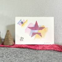 Schöne Weihnachtskarte in warmen Farben - for you - Weihnachtskarte - danielb.art Bild 2