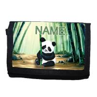 Kinder Geldbörse mit Name / Panda / Geldbeutel / Personalisierbar Bild 1