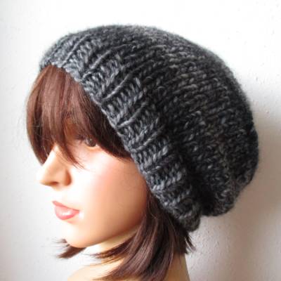 Warme Mütze, Beanie mit Mohair und Seide, Strickmütze, leicht und in tollen Farben