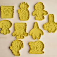 SpongeBob Keksausstecher | Cookie Cutters | Ausstechform | Keksform | Plätzchenform | Plätzchenausstecher Bild 1