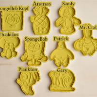 SpongeBob Keksausstecher | Cookie Cutters | Ausstechform | Keksform | Plätzchenform | Plätzchenausstecher Bild 2