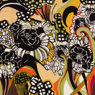 Viskose Blumenblüte Jessi (1m/10,-€)