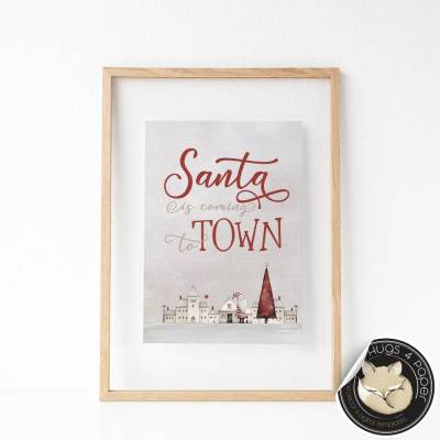 FREEBIE - Lustiges Poster Karte für Weihnachten | PDF Datei | 