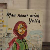 Notizbuch "Man nennt mich Yella - Erlebnisse einer Reiseleiterin" aus altem Kinderbuch von 1966 Weihnachtsgesche Bild 2