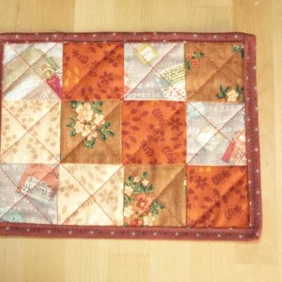 MugRug für den Teepott Tassenteppich Tassenplatz Untersetzer Becherteppich Unterlage Tassenunterlage