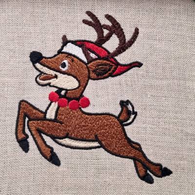 Stickdatei running reindeer *Ritchie*