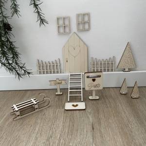 Wichtelset aus Holz für eine magische Weihnachtszeit mit dem Weihnachtswichtel Bild 8
