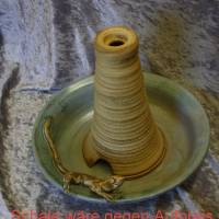 Keramik Keramikschale mit kleinem Echslein Schalenobjekt Objektschale Bild 10