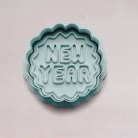 Happy New Year Keksausstecher | Cookie Cutters | Ausstechform | Keksform | Plätzchenform | Plätzchenausstecher Bild 3