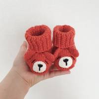 Fuchs, Baby Schuhe, Neugeborene Schuhe, Geschenk für Babys, Baby Schuhe, Baby Booties Bild 1