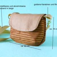 kleine Taschen zum Umhängen/  Stofftasche // mini Tasche // canvas Tasche // clutch Tasche // tasche gold // Handtasche Bild 10