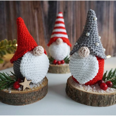 Häkelanleitung Weihnachtsgnome - PDF Datei