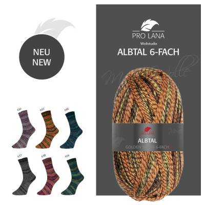 Albtal Golden Socks Pro Lana 6 Fach Sockenwolle