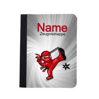 Ninja Zeugnismappe personalisiert | Zeugnismappe | Zeugnismappe mit Namen | Urkundenmappe Bild 1