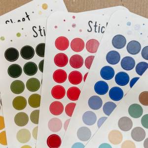 Mini Dot Sticker | Kreise | Dots | Punkte | Bulletjournal | Journal Sticker Bild 2
