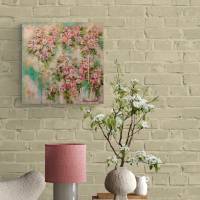 FRÜHLINGSWIND - florales, abstraktes Gemälde auf Leinwand von Christiane Schwarz Bild 2
