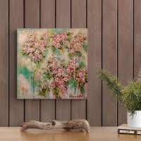 FRÜHLINGSWIND - florales, abstraktes Gemälde auf Leinwand von Christiane Schwarz Bild 6