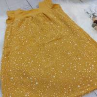 Bluse oder Kleid aus Musselin, Punkte, verschiedene Farben möglich, Gr. 74-128 Bild 2