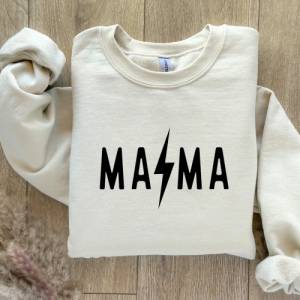 Damen Pullover | Oversized Sweater | Sweatshirt Damen | Mama Bild 1