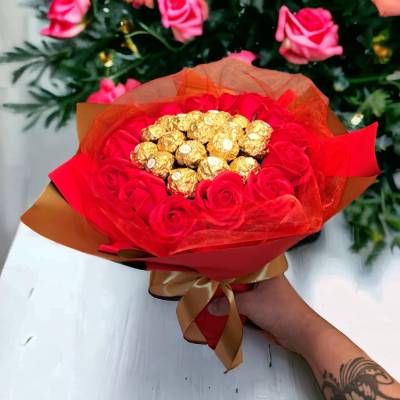 Brautstrauß Rot