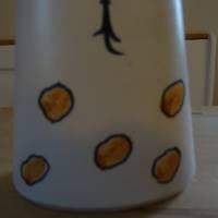 Besondere Keramik-Vase in Form und Dekor Bild 6