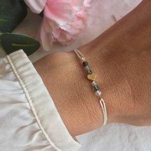 2 Stück Armband mit Herz | Freundschaft Schmuck Geschenk, Perlenarmband für Mutter Tochter, Freundschaftsschmuck, Partne Bild 7