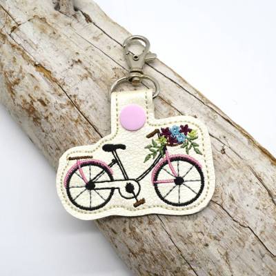 Stickdatei ITH Elefant Anhänger Schlüsselanhänger