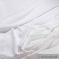 Stoff Polyester Viskose Leinwand weiß leicht Bekleidungsstoff Bild 2