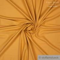 Stoff Bambus Recycelt Polyester Elastan Satin ocker Fibre Mood Bild 1