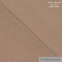 Stoff Baumwolle Polyester Rib Jersey grob beige Fibre Mood Rippenjersey Bild 3