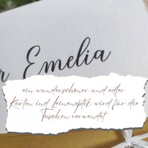 Gutschein Verpackung Geburtstag  Hochzeit personalisiert, Geldgeschenk, Konzertkarten Musicalkarten Tickets Gutschein ve Bild 2