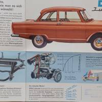 Prospekt DKW Junior - Auto Union Berlin-Hallensee -  aus den 60er Jahren Bild 3