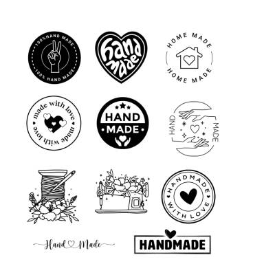 Handmade Handgemacht Bundle - Selfmade Selbstgemacht - SVG Download Datei - Plotterdatei - Basteln - DIY - Cricut