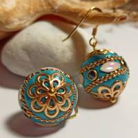 Ohrringe mit Indonesische Perlen Bild 5