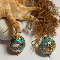 Ohrringe mit Indonesische Perlen Bild 6