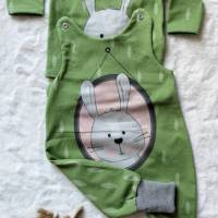 Geburt Baby Geschenk Strampler und Shirt im Set Hase Größe 62/68 Bild 2