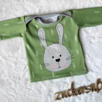 Geburt Baby Geschenk Strampler und Shirt im Set Hase Größe 62/68 Bild 4